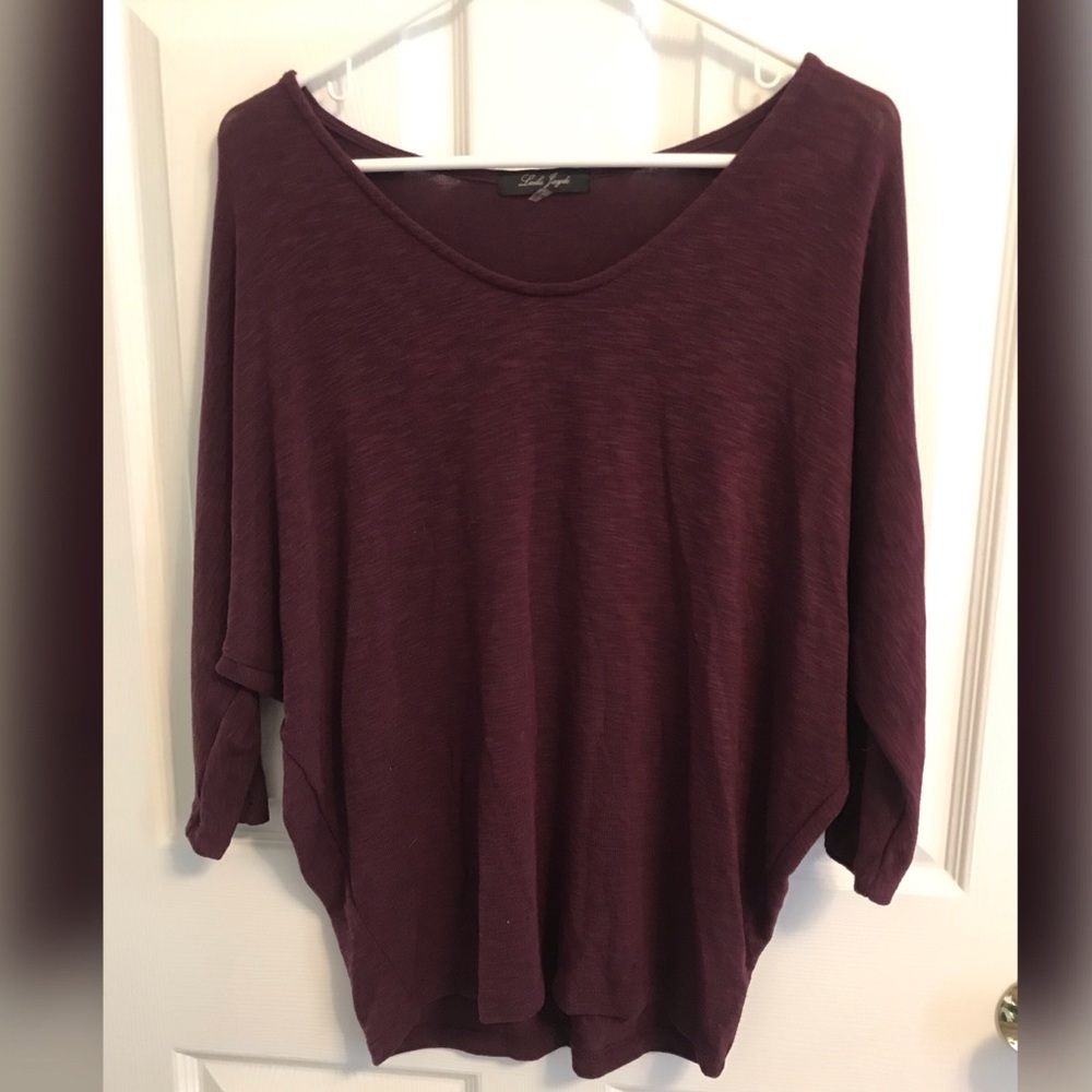 Bowie 3/4 sleeve dolman knit top